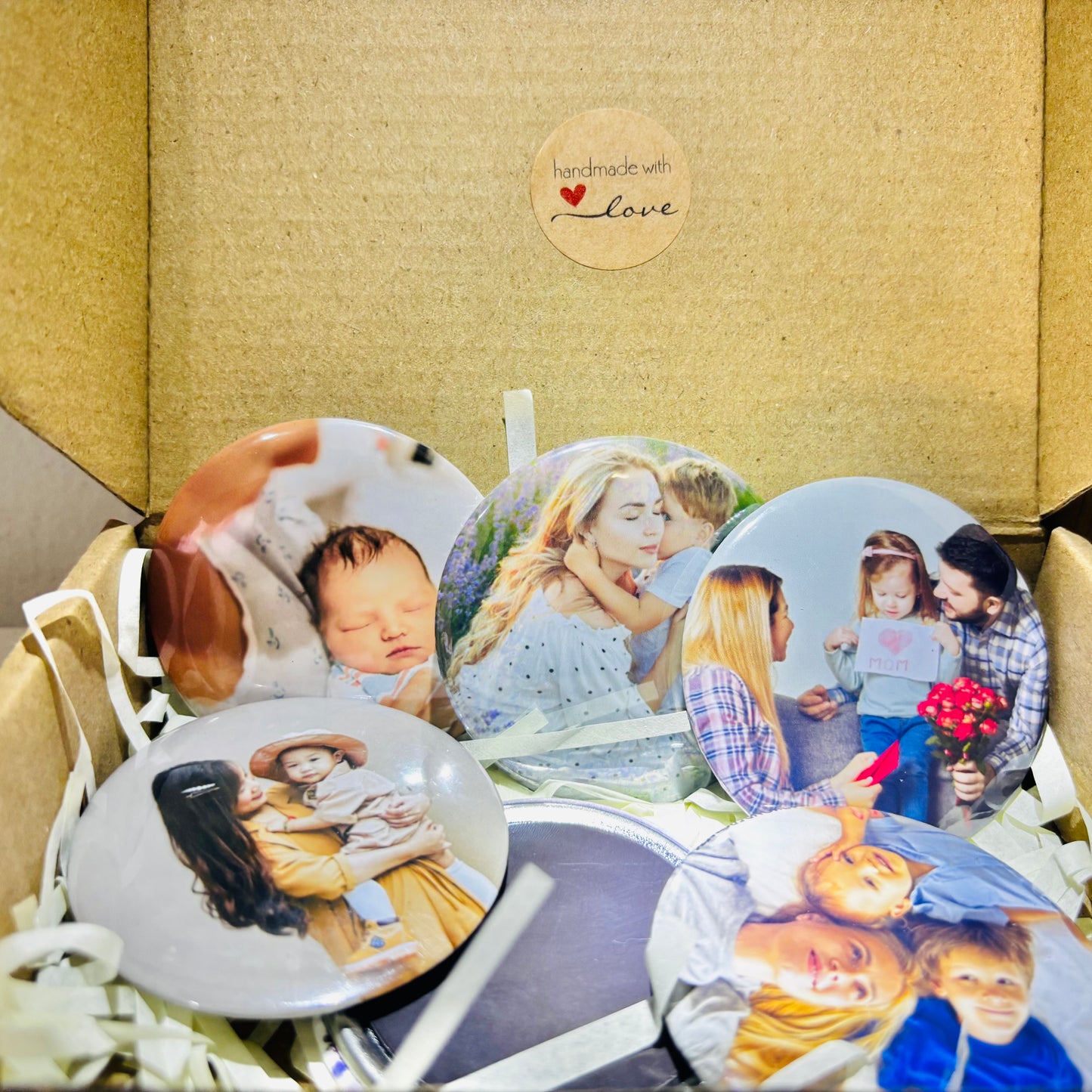 Round Photo Magnets