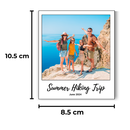 Polaroid Style Photo Magnet