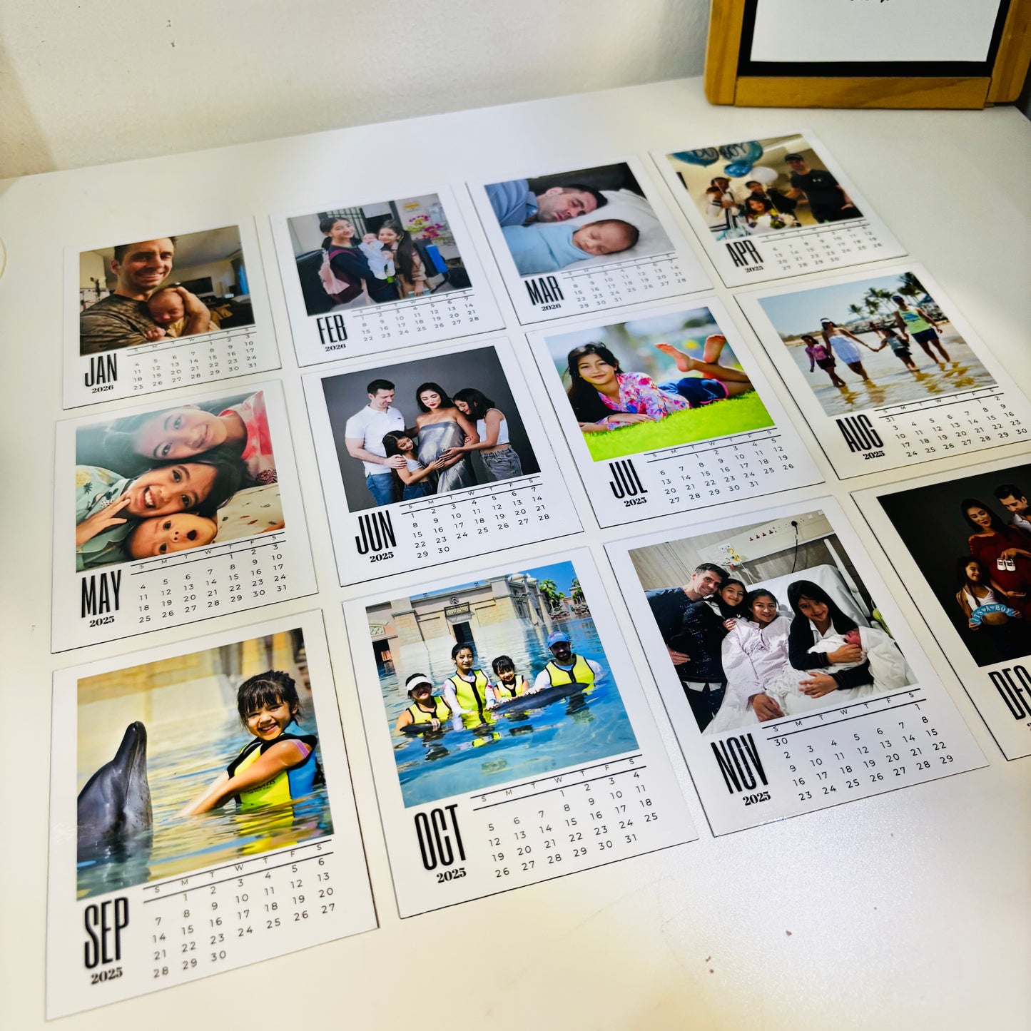 Photo Calendar Magnet